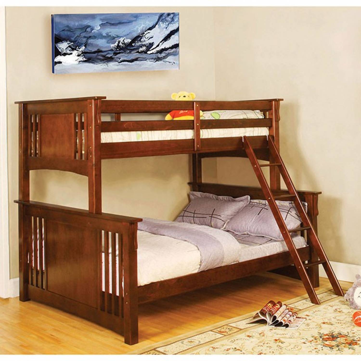 happy home детская мебель двухъярусная кровать